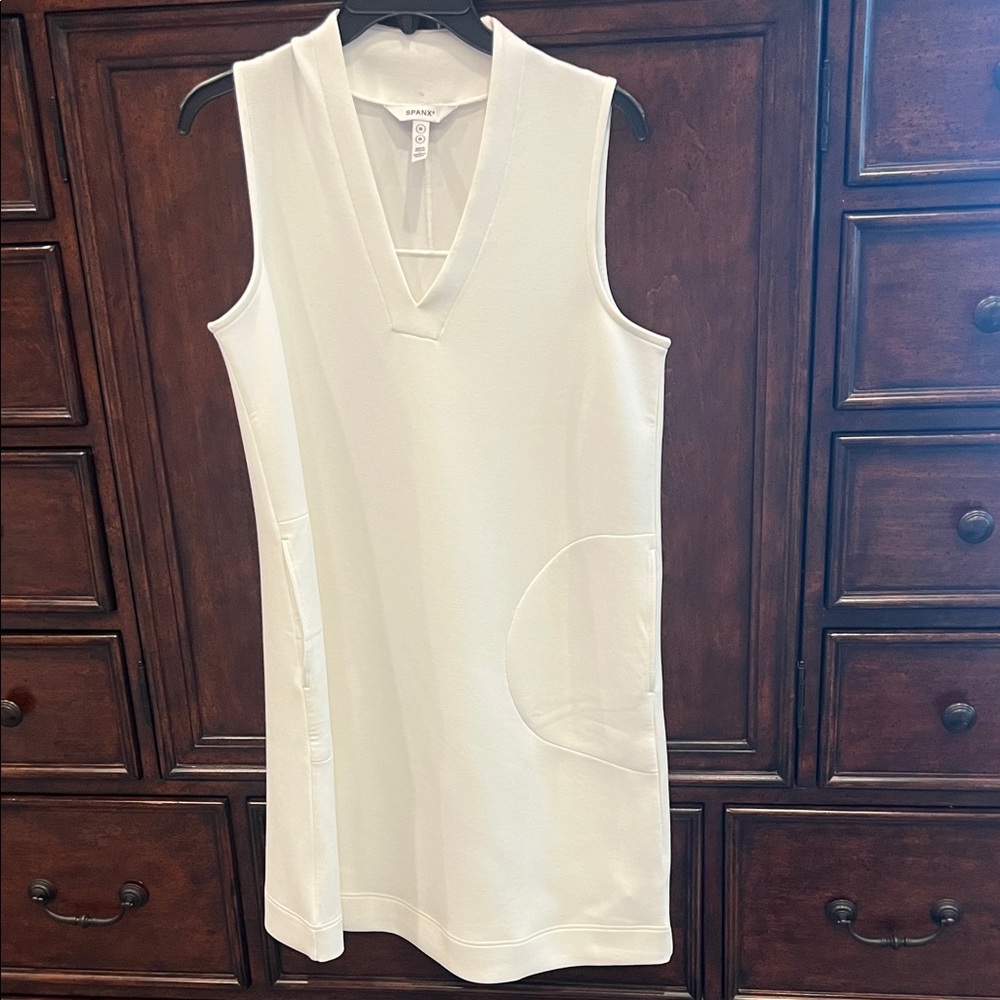 SPANX air essentials White Sleeveless Dress